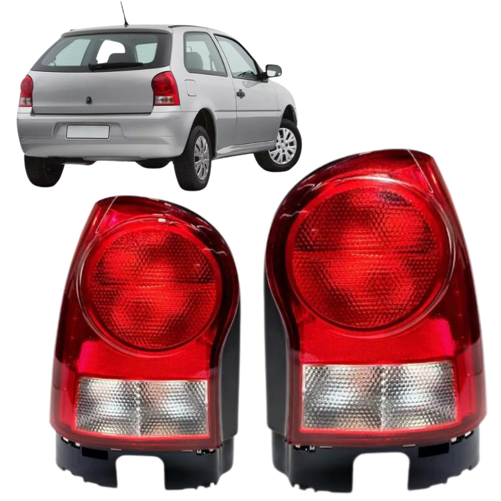 Par Lanterna Traseira Gol G4 Power Trend 2006 2007 2008 2009 2010 2011