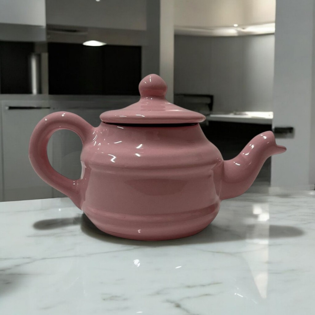 Chaleira Pote para Buffet com Tampa de Cerâmica e Alça Decoração Festa