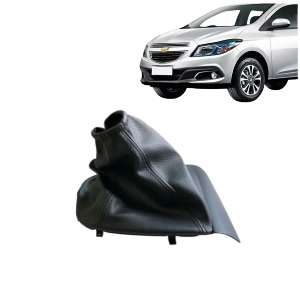 Coifa Câmbio Onix Prisma 2013 Á 2019 Com Linha E Aro Preto em Oferta na Shopee