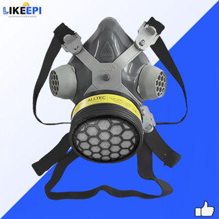 Respirador  1/4 Facial  Mastt  ALLTEC  2001-VO/GA FILTRO CONTRA GASES, SOLVENTES, TINTAS E VERNIZES em Oferta na Shopee