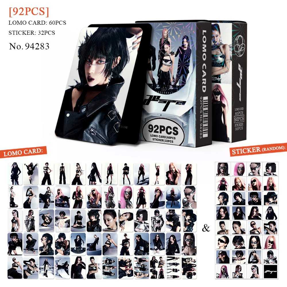 K-POP 60pcs/box com 32pcs adesivo Aespa Photocard Pronto Para Ser Cartão LOMO Postal De Coleção