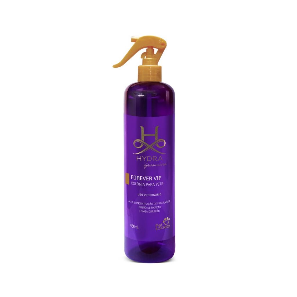 Colônia Pet Society Hydra Groomers Forever Vip Cachorro e Gato  450mL