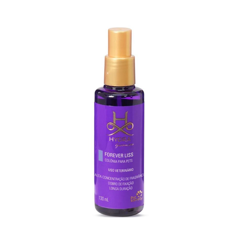 Colônia Pet Cachorro e Gato Hydra Groomers Forever Liss - 130mL