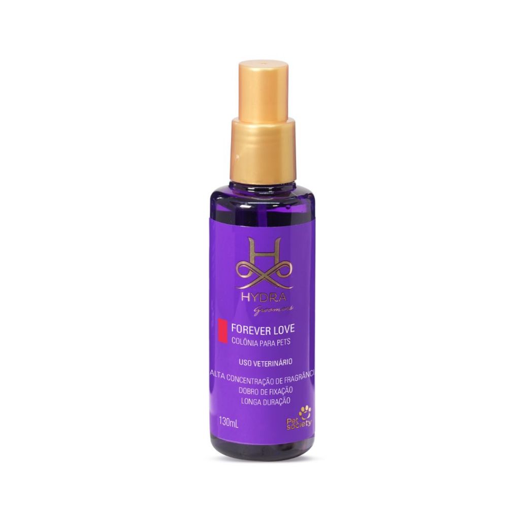 Colônia Pet Cães e Gatos Hydra Groomers Colônia Forever Love 130mL