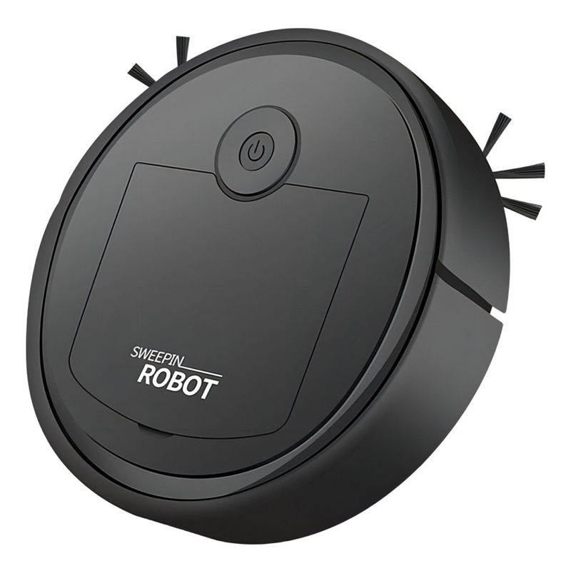 Robo Aspirador De Pó Automatico Limpa Casa Recarregavel Cor Preto Bivolt
