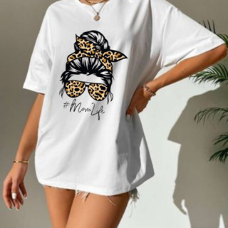 Camiseta Estilosa Momy Mãe Branca Tumblr Oversized ou Casual T-shirt Camiseta Plus Size Feminina em Oferta na Shopee