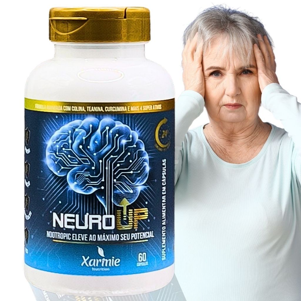 Neuro Up Suplemento Para Memoria e Prevenção do Declínio Cognitivo XARMIE em Oferta na Shopee