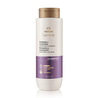 NATURA LUMINA SHAMPOO MATIZADOR LOIROS OU GRISALHOS em Oferta na Shopee