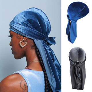 Bandana Durag Veludo Dureg Tranças e Waves em Oferta na Shopee