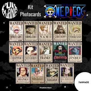 Photocards One Piece Chapéus de Palha Luffy Nami Zoro Robin Sanji Ace Mugiwara Anime Fanmade Lomocard Otaku Mangá em Oferta na Shopee