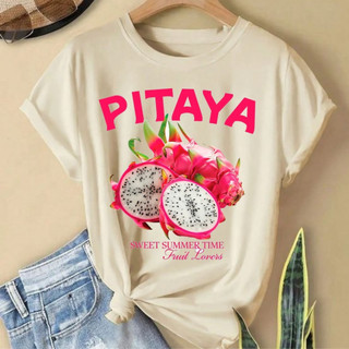 Camiseta Feminina Lançamento Estampada Pitaya 100% algodão