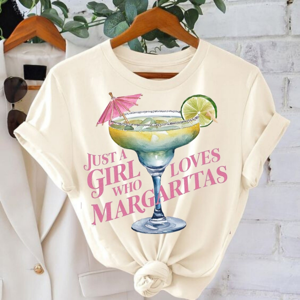 Camiseta Básica Unissex Estampa Margarita Girl 100% algodão