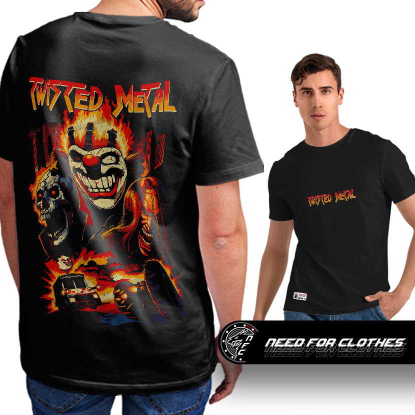 Camiseta Twisted Metal Sweet Tooth Ice Cream Truck Street Combat Racing Destruction Derby