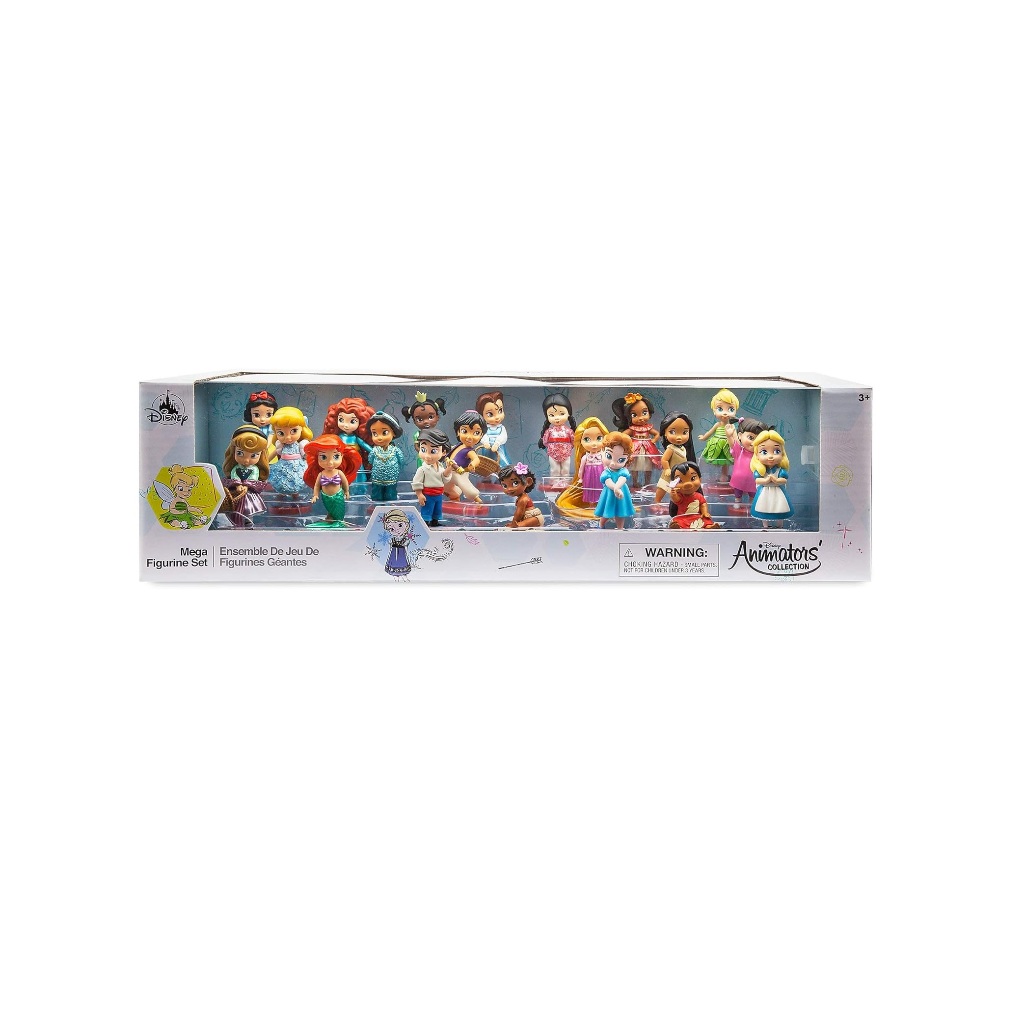 Mini Bonecas Disney Animators' Collection Mega Figurine Set