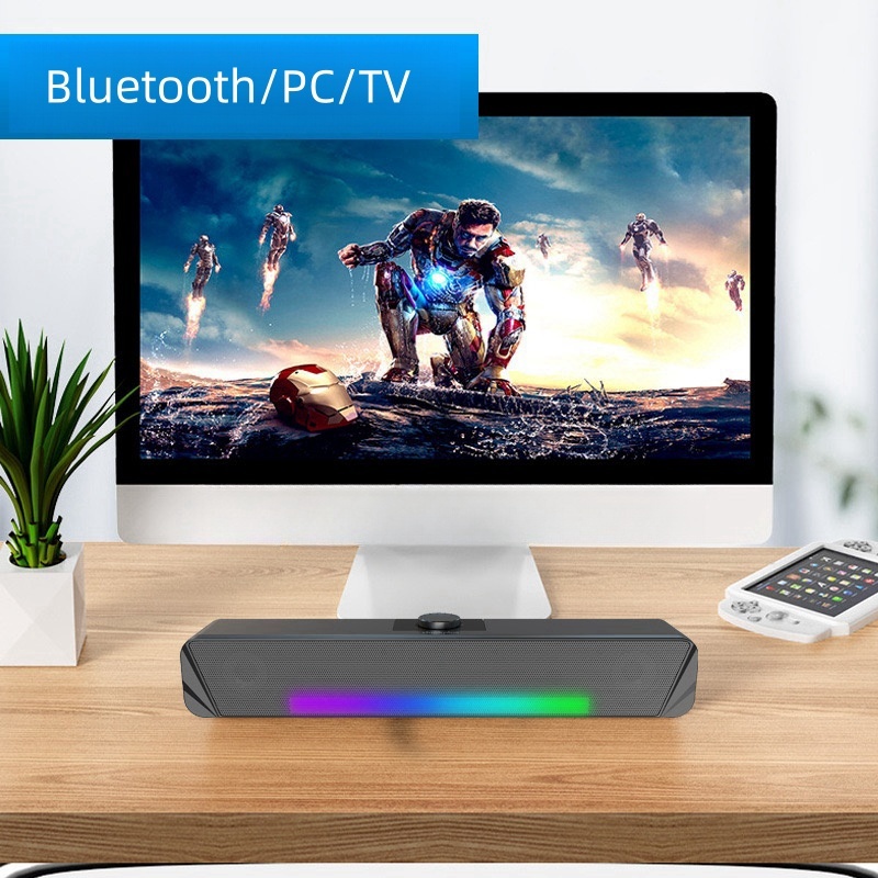 Caixa de Som KODI Ts33 Bluetooth 5.0 E Cabo 360 SubWOOFER Adequado para PC/TV -C5