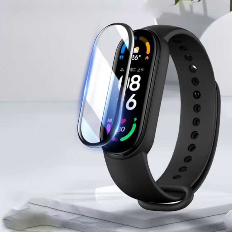 PELÍCULA NANO GEL PARA MI BAND 4 / 5 / 6 / 7 / 7 PRO / 8 / MI WATCH LITE / RM SMART BAND PRO em Oferta na Shopee