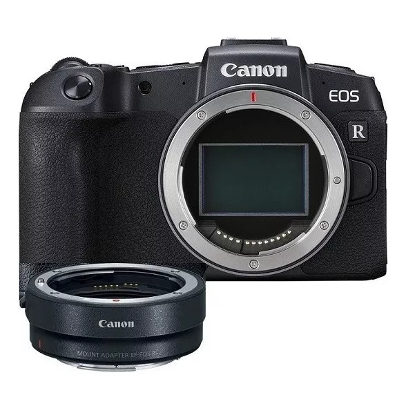 Câmera Canon Mirrorless EOS RP Corpo + Adaptador Canon EF-EOS R Original