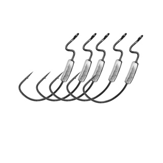 Kit 5 Anzol Offset Lastreado Ewg Robalo Traíra Tucunaré Dourado Black Bass Isca Soft em Oferta na Shopee