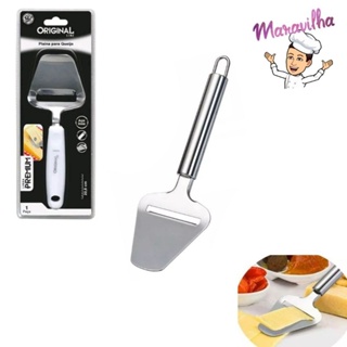 Plaina de Queijo Cortadora Fatiadora Espátula de Cortador Queijo em Oferta na Shopee