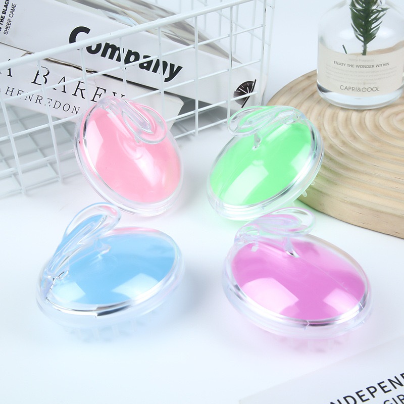 Escova Massageador de Cabelo Cabeça Couro Cabeludo Shampoo Pente Silicone Anti-coceira（Escova--001） em Oferta na Shopee