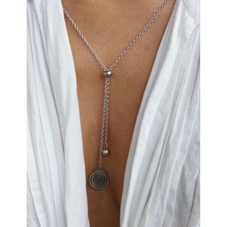 Colar Feminino Gravatinha em Aço Inoxidável - Espiral, borboleta, Lua e estrela, Gota, Coração em Oferta na Shopee