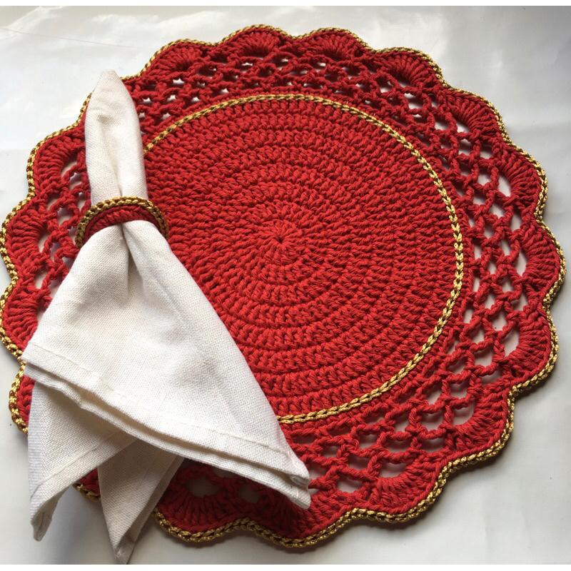 Guardanapo Natalino de Crochê: Onde Comprar | BuscaProdutos