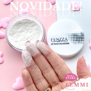 Pó Translucido Fenzza 15g Pó Compacto em Oferta na Shopee