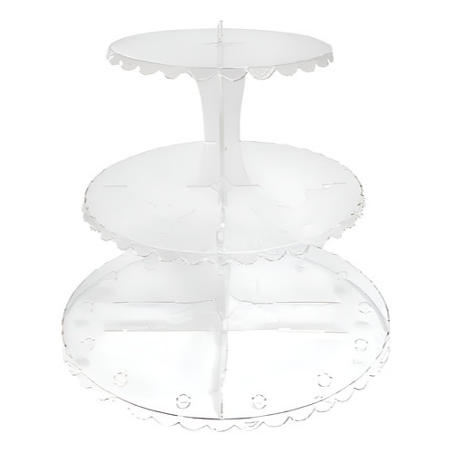 Suporte Porta Doces e Balas com Piruliteiro 3 Andares Cupcake em Oferta na Shopee