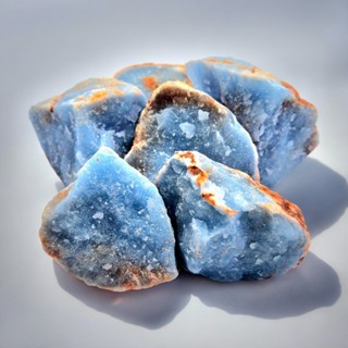 Pedra Bruta Angelita 20g A 30g Unidade 100% Natural em Oferta na Shopee