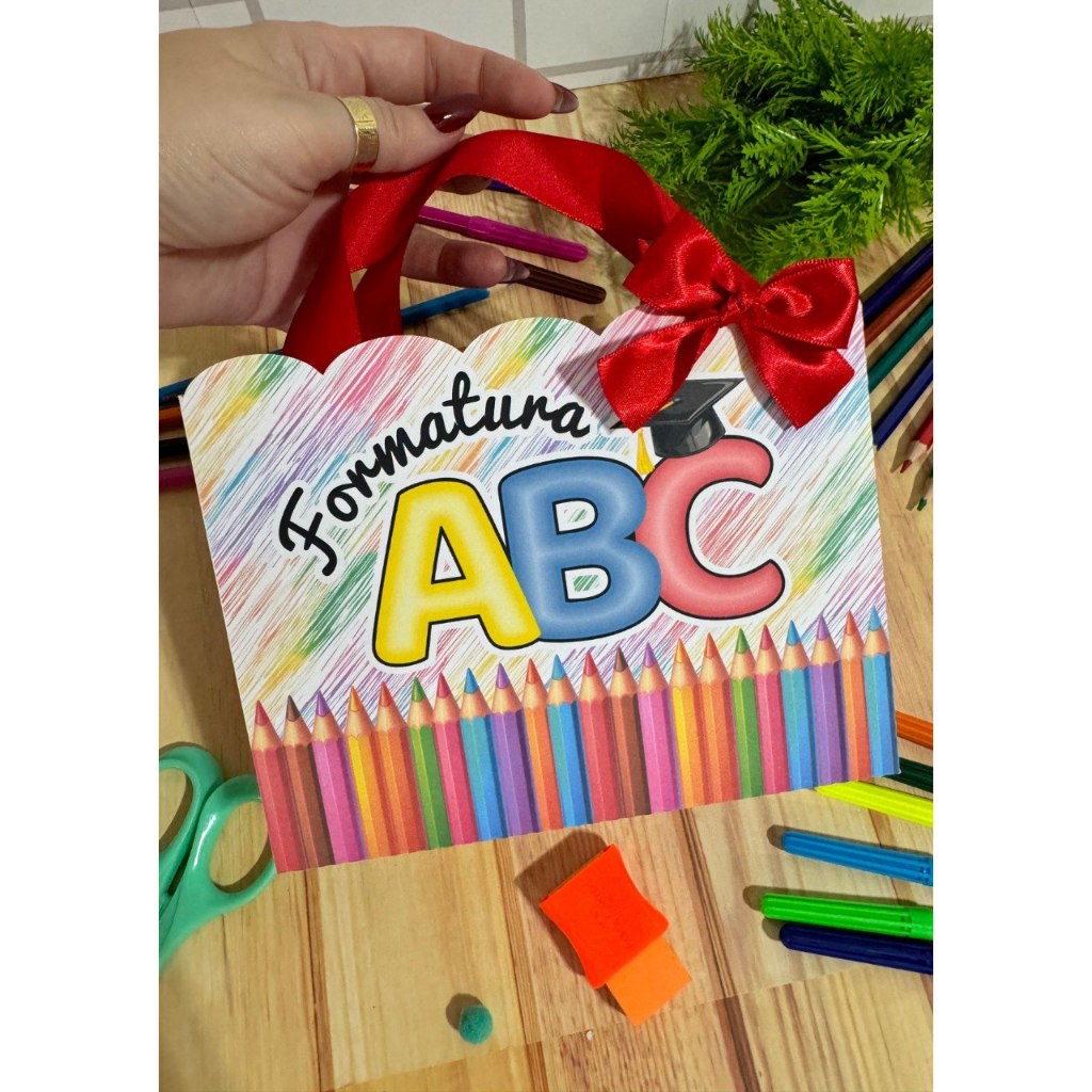Sacolinha Surpresa Formatura ABC  | Lembrancinhas | Festa infantil | Aniversário