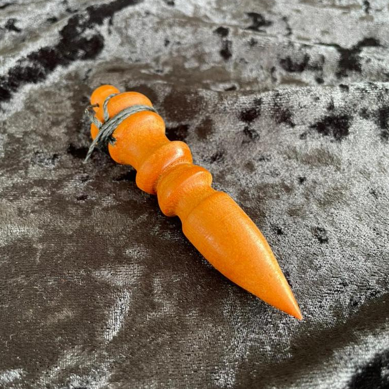 Pêndulo De Madeira Com Chumbo Para Radiestesia Radioestesia - 8,5CM - SOCRAM