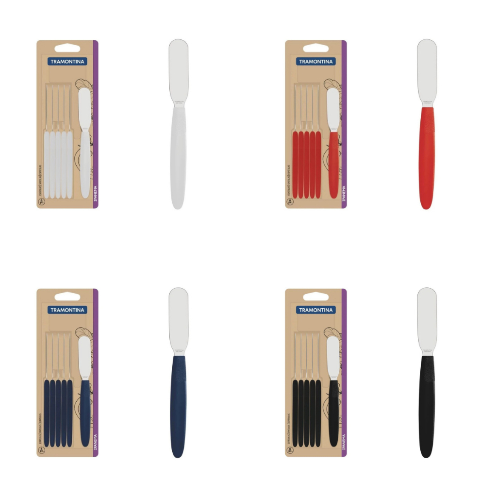 Conjunto de Espátulas para Manteiga Tramontina Ipanema 6 Peças em Oferta na Shopee