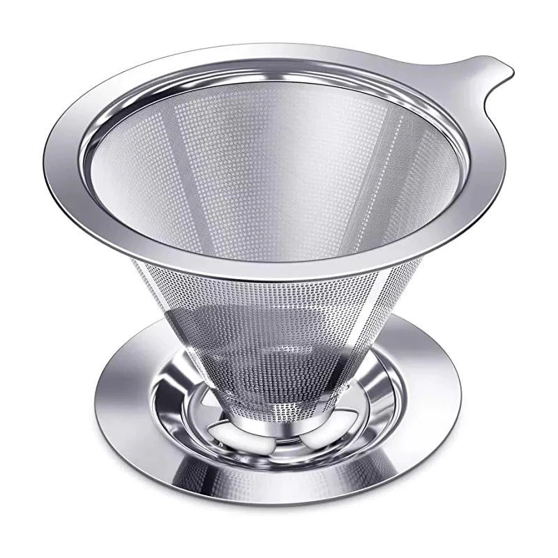 Cafe Filtro Coador Inox Reutilizavel Naoprecisa de papel