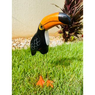 Tucano Realista Decoração de Jardim Enfeite em Oferta na Shopee