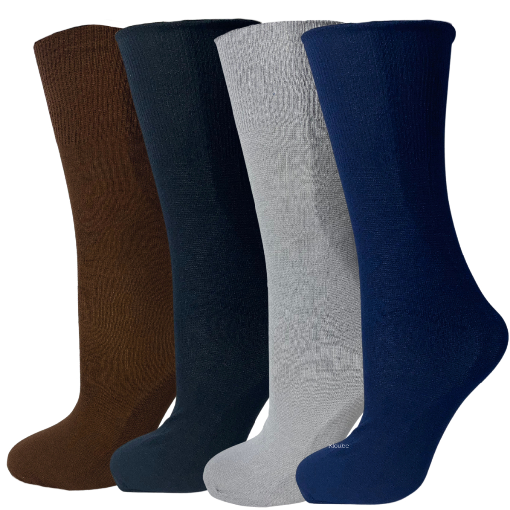 Kit 12 Pares Meia Social Masculina Cano Longo Trabalho Empresa