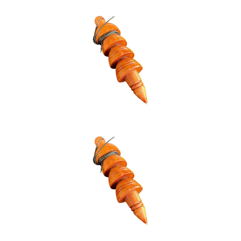 Kit dois pêndulos De Madeira Com Chumbo Para Radiestesia Radioestesia - 8,5CM - Osíris