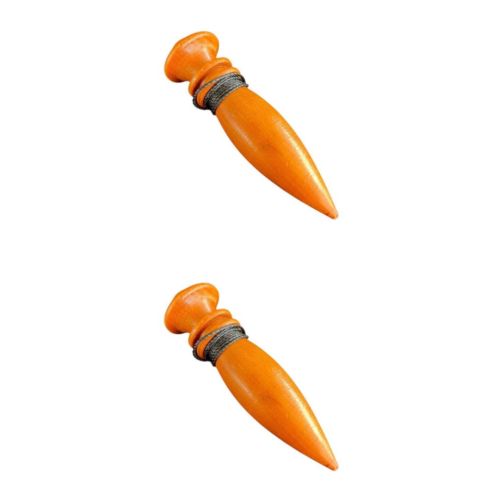Kit dois pêndulos De Madeira Com Chumbo Para Radiestesia Radioestesia - 8,5CM - Escriba