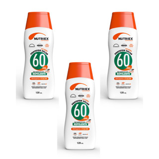 KIT 3 Protetor Solar Nutriex Profissional FPS 60 EPI Repelente Facial Corporal Resistente a Água em Oferta na Shopee