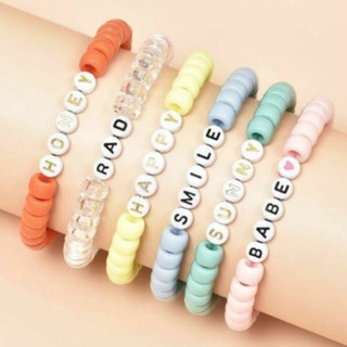 Pulseira Personalizada Nome Miçanga Colorida em Oferta na Shopee