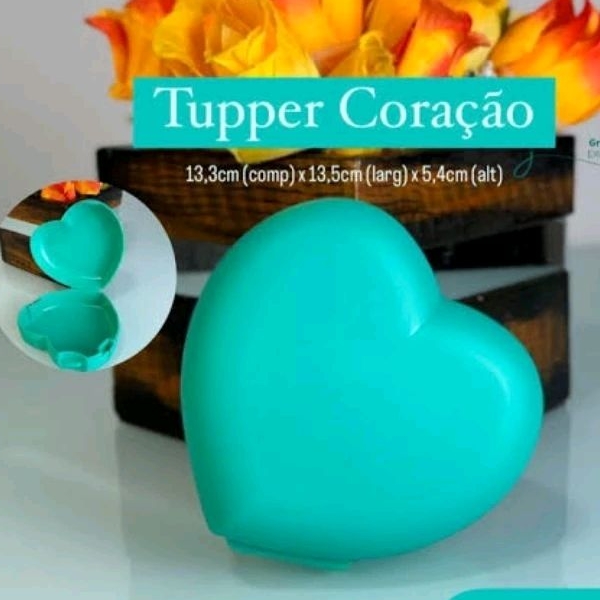 Tupperware Snack Tupper Coração