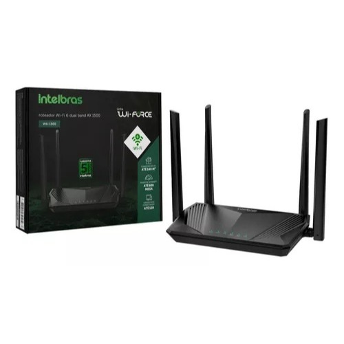 Roteador Tecnologia Wifi 6 Porta Giga 04 Antenas Intelbras