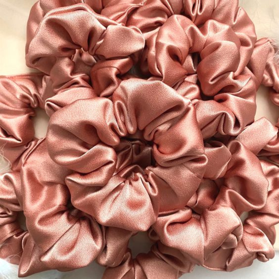 kit 30 xuxinha de cabelo frufru CORES ( Rosa bebe, lilás, preto, pink, rosé, creme ) Scrunchies xuxa