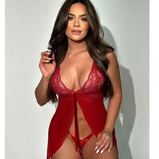 Camisola Sexy sem bojo com calcinha Camisola Sensual em Oferta na Shopee