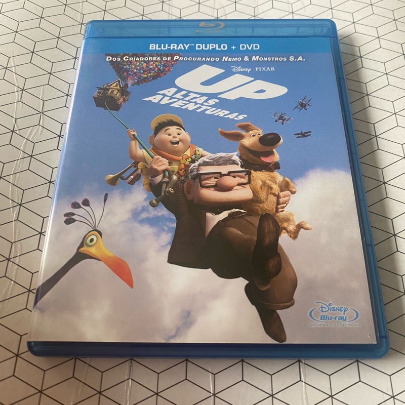 Bluray original duplo + dvd original Up altas aventuras