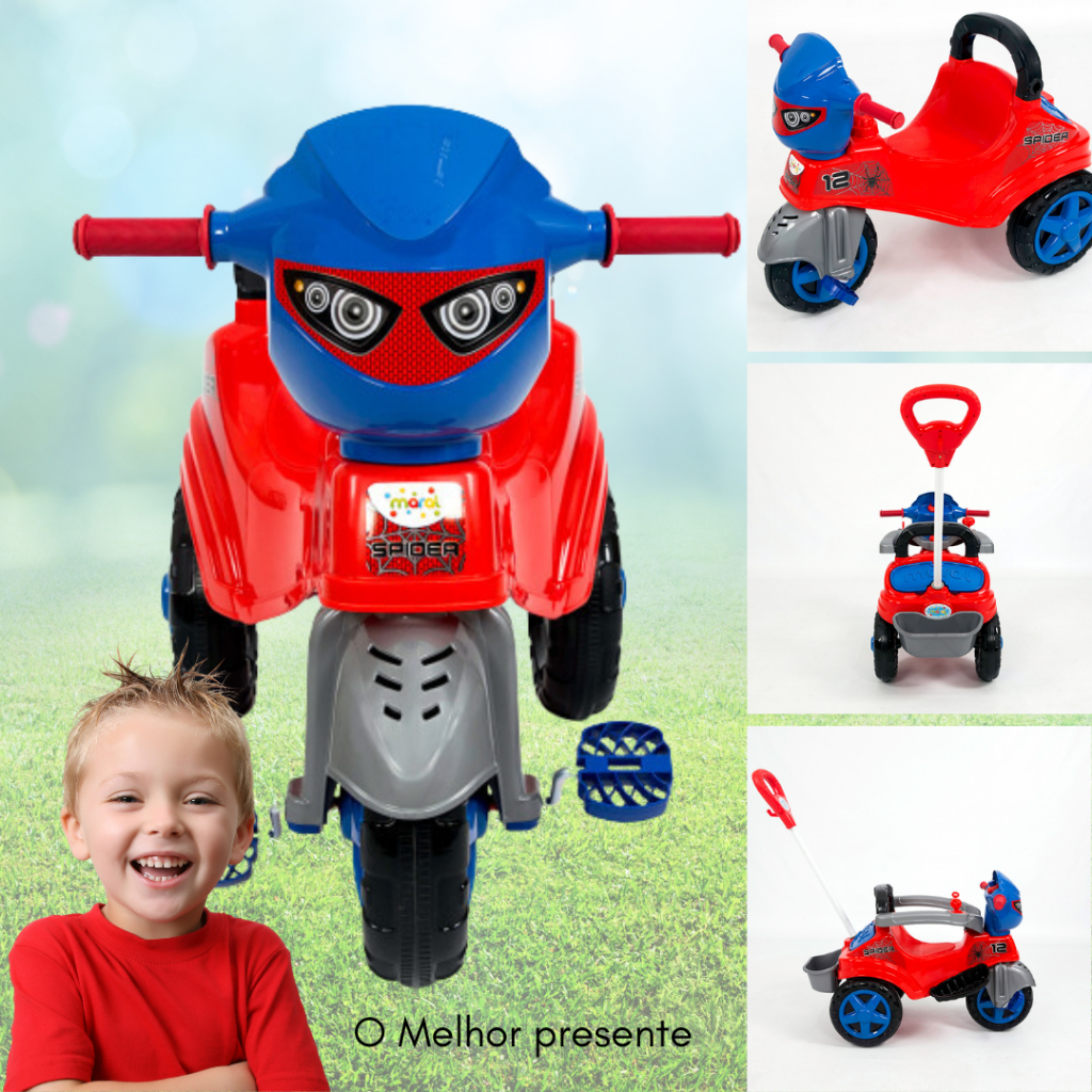 Motoca Infantil Masculina com Empurrador na Black Friday 2025 | BuscaProdutos