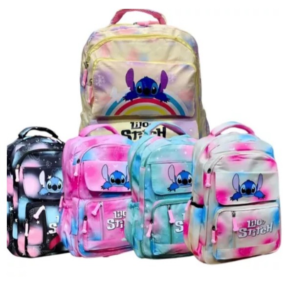 Mochila femina Lilo & Stitch bolsa feminina em Oferta na Shopee