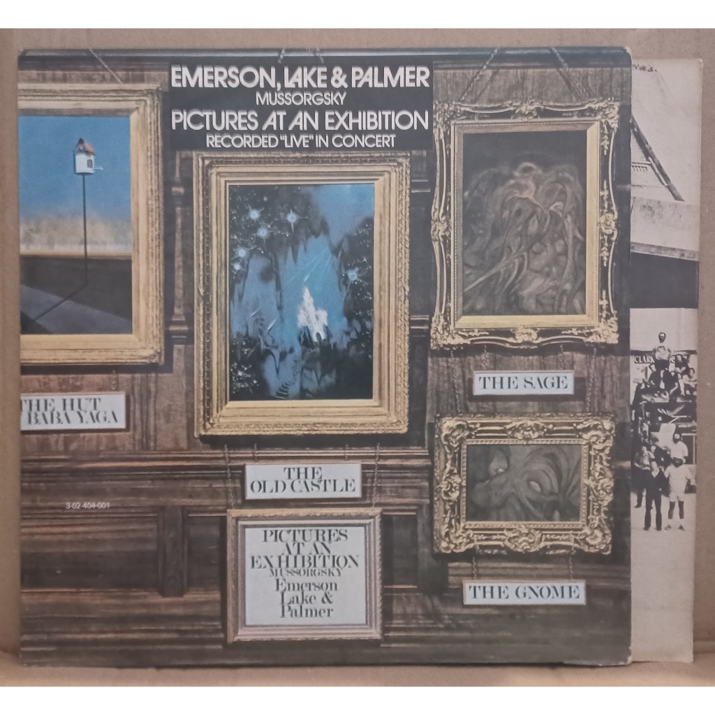 LP Disco De Vinil Emerson, Lake & Palmer - Pictures At An Exhibition C/ Encarte LP Ótimo Capa Muito Boa Ler Descrição