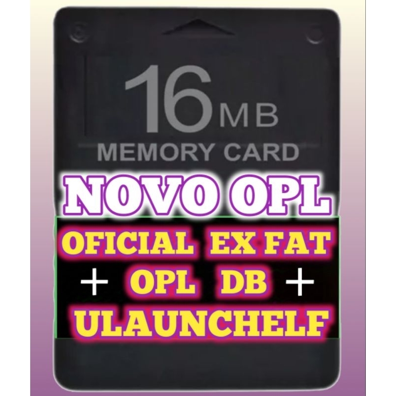 MEMORY CARD FMCB COM NOVO OPL suporte EXFAT