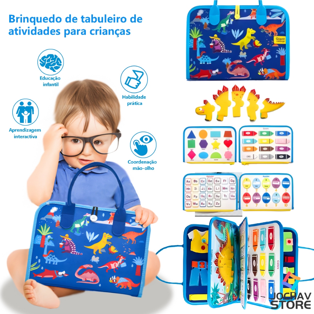Brinquedos Sensoriais Básicos De Habilidades De Vida Para Busy Board de Viagem Educacional Toddlers Montessori