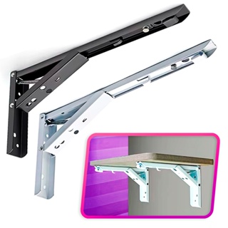 Kit 2 Mão Francesa Dobrável Suporte Reforçado Branca Preta Cantoneira 20cm 25cm 30cm 35cm em Oferta na Shopee